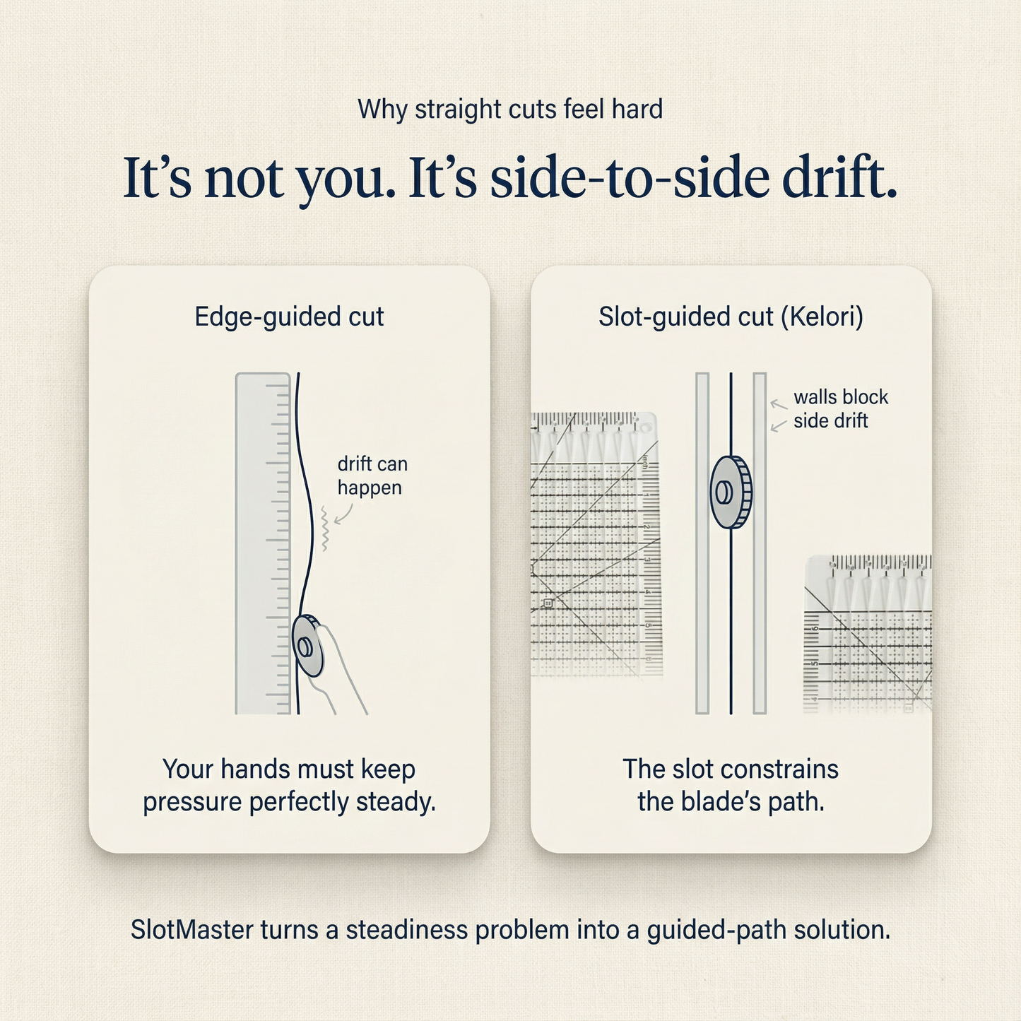 SlotMaster™ Precision Quilting Ruler