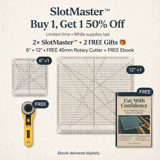 SlotMaster™ Precision Quilting Ruler