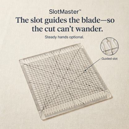 SlotMaster™ Precision Quilting Ruler