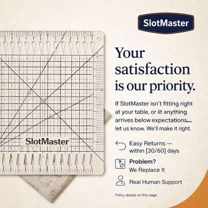 SlotMaster™ Precision Quilting Ruler