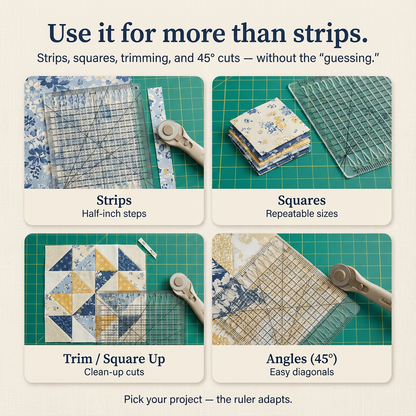 SlotMaster™ Precision Quilting Ruler